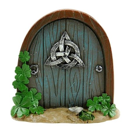 Sæt med 1 Sparkle Fairy Door Garden Home Ornament