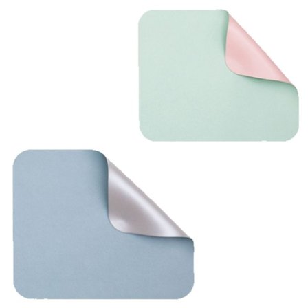 Paket Musmatta Vattentät Läder Musmatta Sky Blue + Silver och Grön + Rosa
