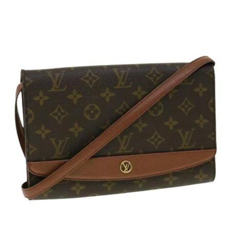 Louis Vuitton Vintage, Pre-owned Canvas louis-vuitton-bags Bruin, Dames, Maat:ONE Size
