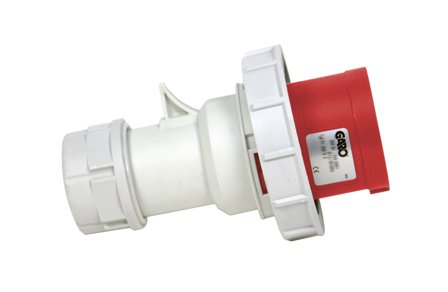 Garo PV 332-3 S Stickpropp IP67, 3-polig, 32A Röd, 3 h, Anslutningsdon & kablar