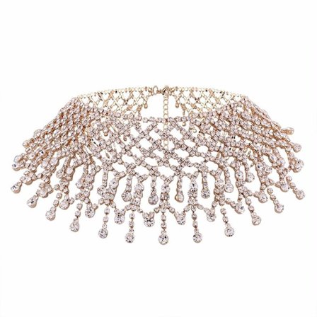 Halsband Hängen Choker Halsband GULD