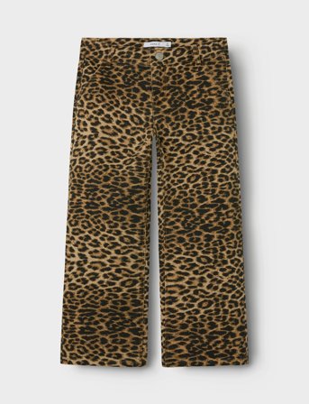 name it Nkfrose Wide Twi Pants 4444-Td Noos - Brown - 122