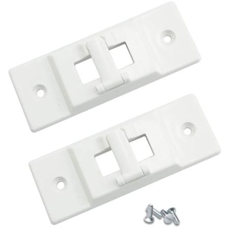 2 stk. Lysbryterbeskyttelse Deksel Barnesikring Bryterlås for å forhindre utilsiktet åpning eller lukking