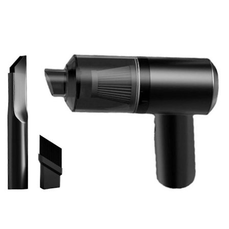 Håndholdt støvsuger, lavt støjniveau, kraftig motor, USB genopladelig, ledningsfri støvsuger til bil, 9000PA 120W