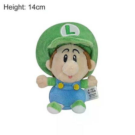 AGame Mario Plyschdocka Söt Mario Luigi Princess Peach Daisy Rosalina Elefant Bowser Bowser Jr Vivian Ninji Gosedjur