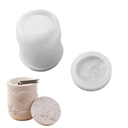 Tarttumaton silikonimuotti ainutlaatuisten hartsisäiliöiden ja lahjapakkausten valmistukseen