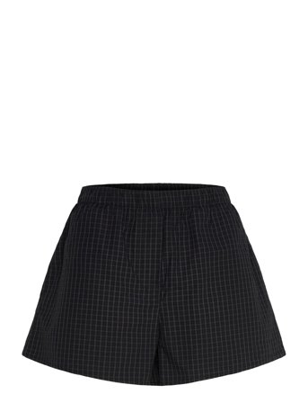 Weekday Relaxed Boxer Cotton Shorts - Black - XS