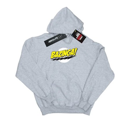 The Big Bang Theory Herr Sheldon Bazinga Hoodie XXL Sports Grey