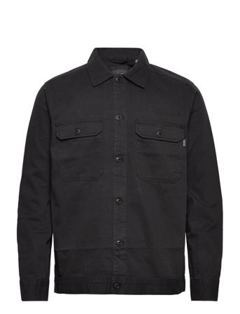 Onssilvio Ls Pocket Overshirt Black ONLY & SONS