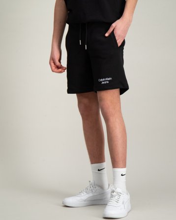 Calvin Klein CKJ STACK LOGO JOGGER SHORTS Musta Shortsit Pojat - Kids Brand Store