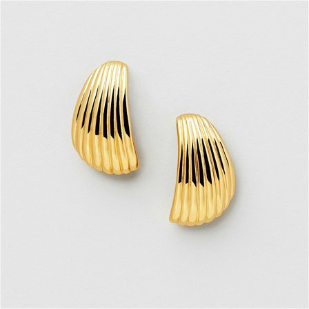 Bianca Studs - 24K GULLBELAGT STERLINGSØLV