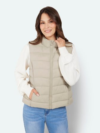 JENSEN - Vest - Sand