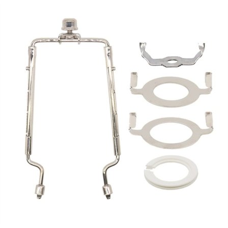 Lampe Harpe Holder Kits Lampeskærm Beslag SØLV