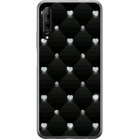 Huawei P Smart Pro 2019 Mjukt Skal - Bling Heart