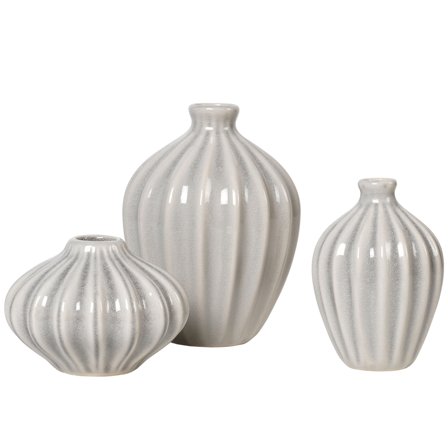 Broste vas 3-pack, grå | Inredning > Vaser & Krukor > Vas | Bagaren och Kocken