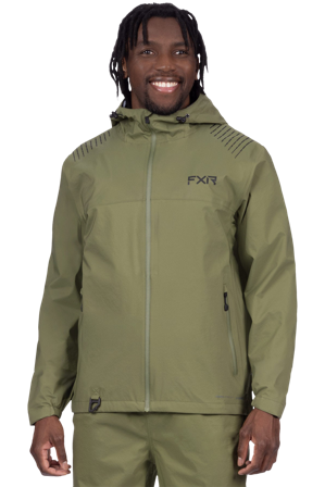 FXR Adventure Lite Tri-Laminate Endurojacka Mossa XL