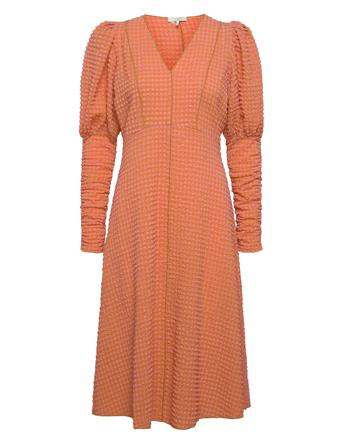 Brandie Dress Orange Notes Du Nord