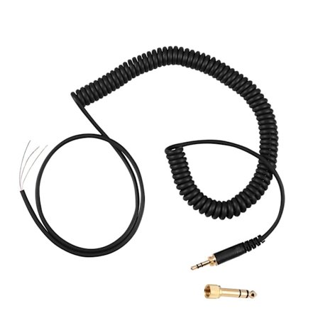 Øretelefonkabel Bærbar lydledning for Beyerdynamic DT 770 770Pro 990 990Pro korrosjonsbestandige hoder