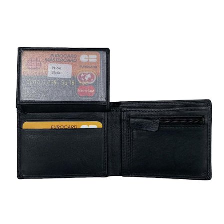 Liten praktisk läderplånbok