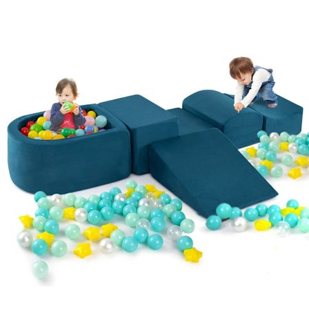 5-delt skumlegesæt med boldbassin til børn