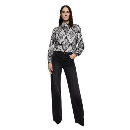 Mango - Blusar - Svart - Dam - Storlek: M, Dam, Storlek: M