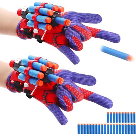 Edderkoppnett-skyteleker for barn 3 4 5 6 år gamle, nett-skytere for barn, edderkopp-leke, nett-slynge-gutt-leker, edderkoppnett-skytere for barn, 