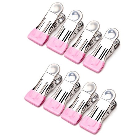 Bred mund metal vasketøj (10 stk, sort), rustfrit stål vasketøjsklemmer, bøjleklemmer, robuste metalbøjler, tøj klemmer, jeans, sokker, håndklæder,