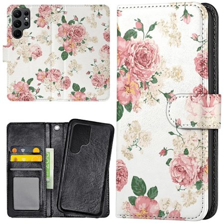 Samsung Galaxy S25 Ultra - Mobilcover/Etui Cover Retro Blomster