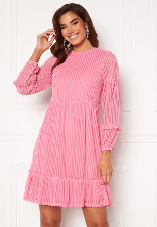 ONLY Naja L/S Baloon Dress Sachet Pink Klær