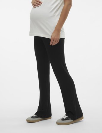 Mamalicious Mlbrynja Flare Jersey Legging A. Noos - Black - XL