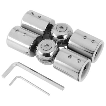 Hengslet Albuekontakt Gardinstang Hjørnekontakt Albuekontakt For Buet Vindu Gardinstenger, Si