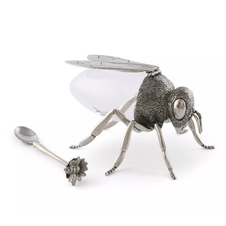 Luksuriøs Bee Honning Pot Honning Opbevaringskrukke Dekorativ Ornament B