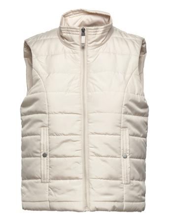 Vmsim Aw22 Short Waistcoat Boos Cream Vero Moda