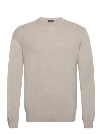 Oscar Jacobson Valter Roundneck - Beige - XXL