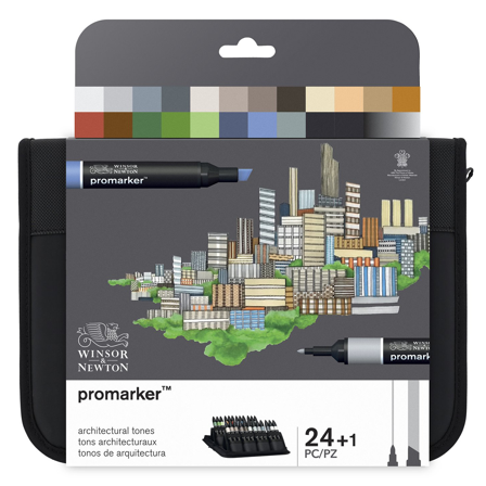 Promarker Architectural Tones Wallet 24er-Set