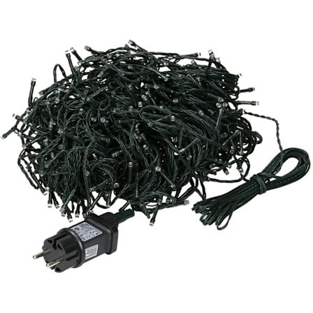 ECD Germany Christmas Fairy Lights med 480 lysdioder, 36 m, Cool White, för inomhus och utomhus IP44, Fairy Lights