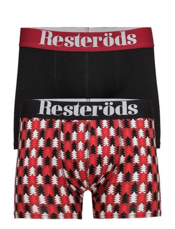 Resteröds 2 Pack Gunnar Boxer Red Resteröds