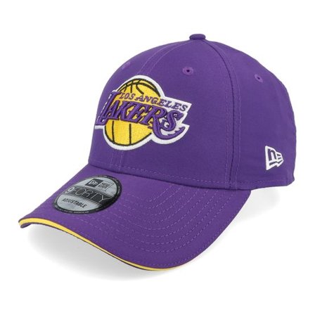 New Era - NBA Lila adjustable Keps - Los Angeles Lakers Microfibre 9FORTY Purple Adjustable @ Hatstore