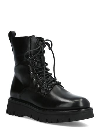 Lace Flatheel Bootie Black Marc O'Polo