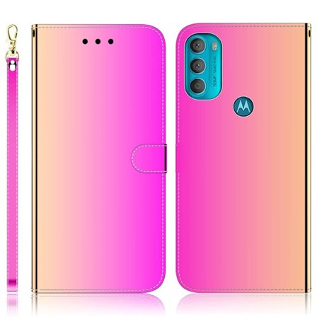 Mirror Motorola Moto G71 5G Flip Etui - Rose