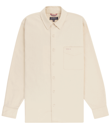 Amundsen Framheim Flannel Shirt Mens Oatmeal