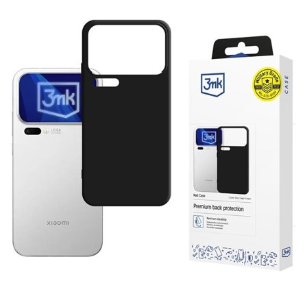 3mk Mat taske til Xiaomi 17 Pro Max - mat sort