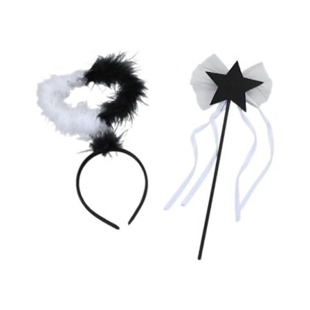 Halloween Engel Hodebånd Djevel Engel Hodeplagg Hårbøyler Hodeplagg Tryllestav Hårbøyler Bursdagsfest