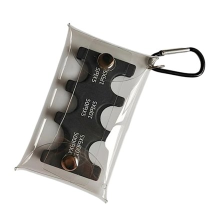 Japansk Yen Mynt Hållare Organizer Transparent Nyckelring Mynt Hållare Organizer