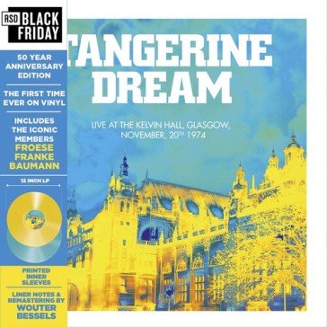 Live at kelvin hall glasgow 1974 (vinyl Dream Tangerine