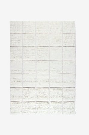 InHouse Group - Ullmatta Safi - Valkoinen - Villamatot - 160X230 - - Homeroom