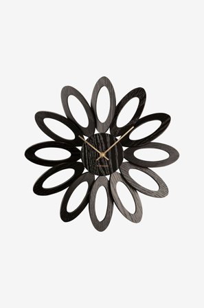 Karlsson - Seinäkello Fiore - Musta - Seinäkellot & pöytäkellot - - Homeroom