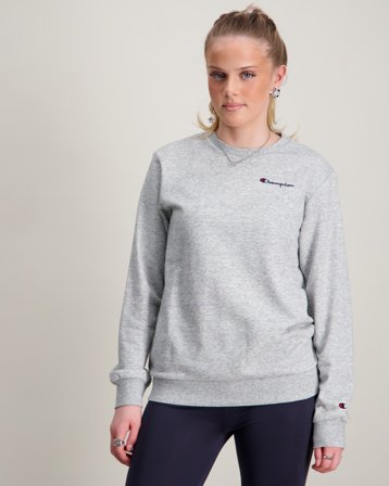 Champion Crewneck Sweatshirt Grå Tröjor Tjej - Kids Brand Store