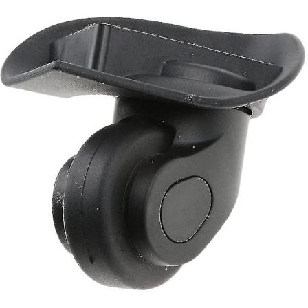 2 stk A20 Kofferthjul Stille Hjul Erstatningshjul for Trolley Svart - Enkel Installasjon