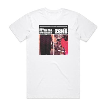 Zeke Zeke Peter Pan Speedrock Album Cover T-Shirt Vit M